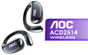 AOC ACD2514 Wireless Over Ear Headphones Black AOC ACD2514 Wireless Over Ear Headphones Black - Image 1