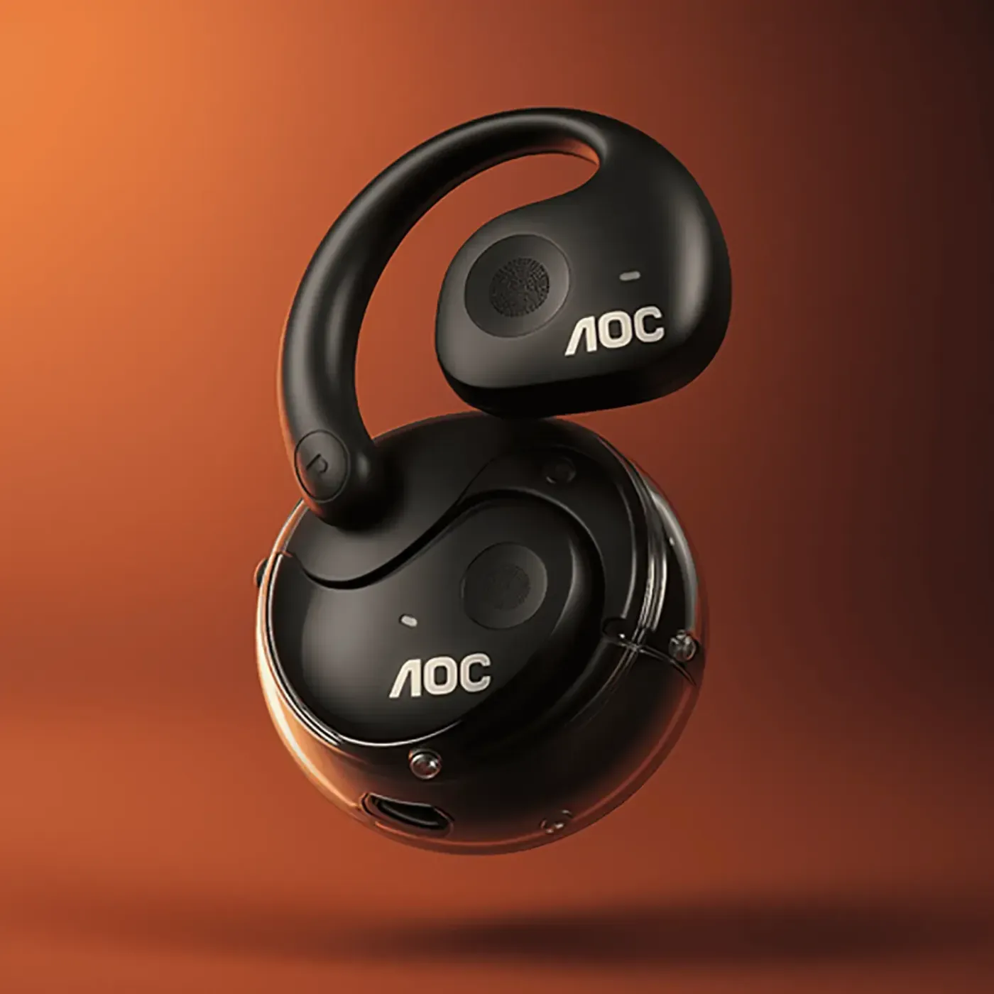 Charging case for AOC ACD1504 wireless Bluetooth earbuds with long battery life