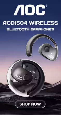AOC ACD1504 Wireless Bluetooth Earphones - Black