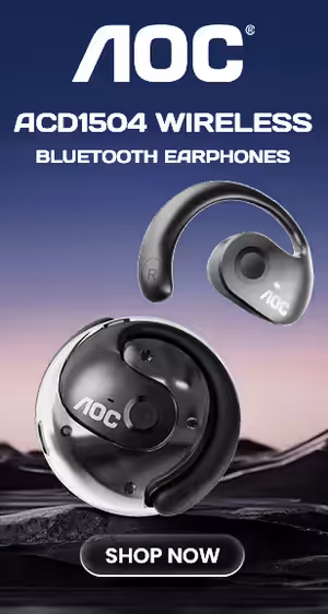 AOC ACD1504 Wireless Bluetooth Earphones - Black