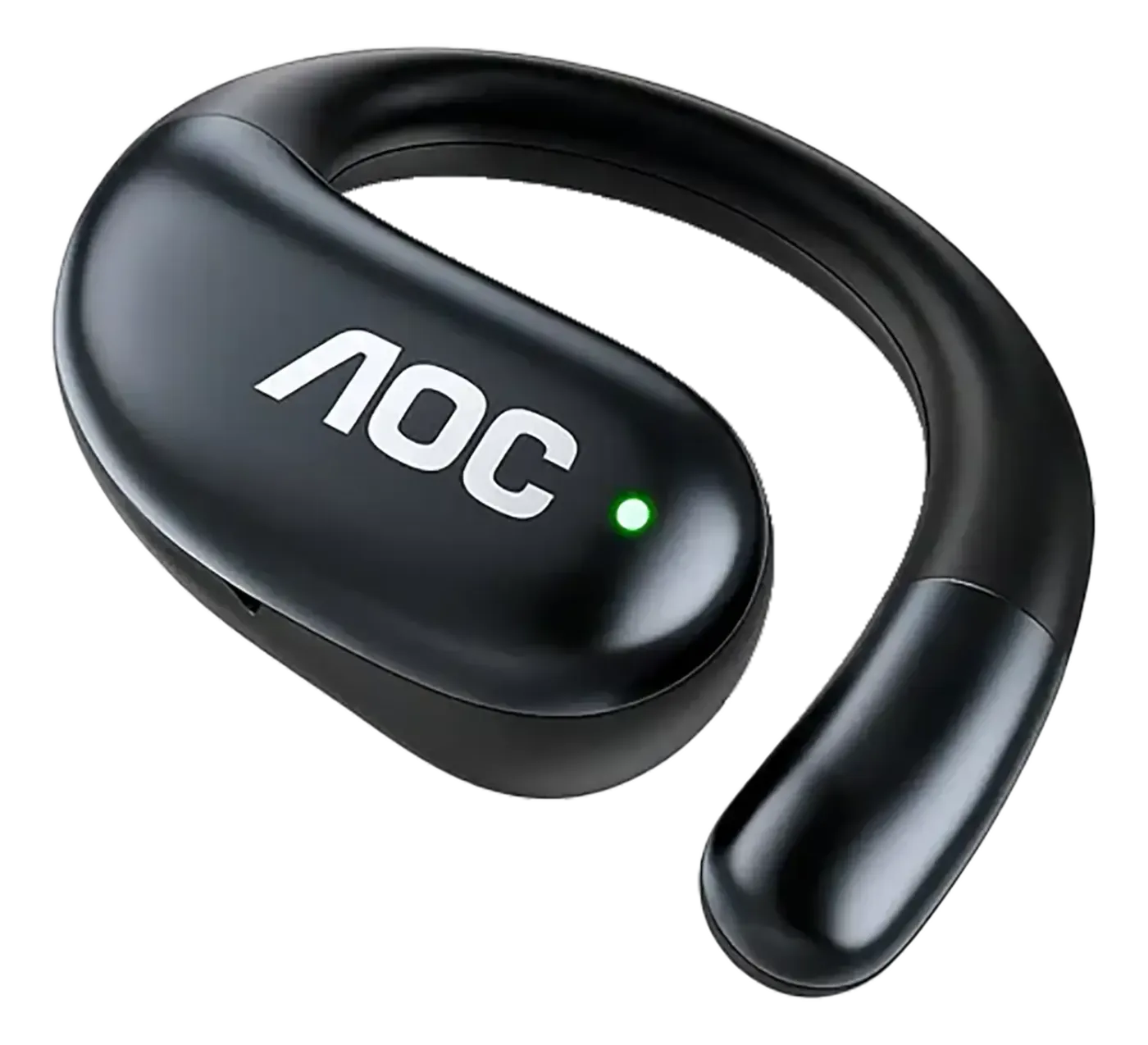 Black wireless over-ear headphones with ergonomic design and Bluetooth connectivity