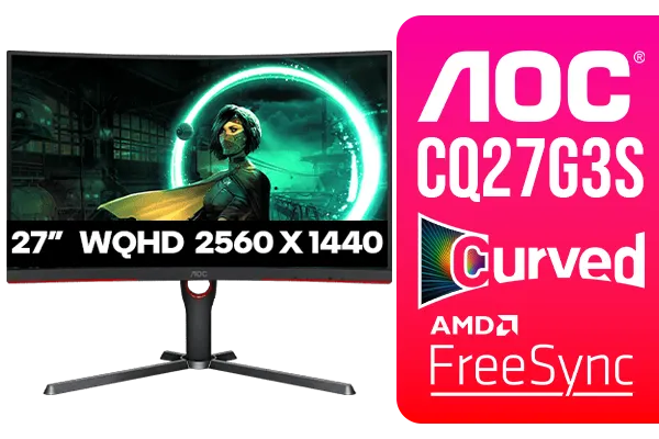 AOC CQ27G3S 27" 165Hz Gaming Monitor