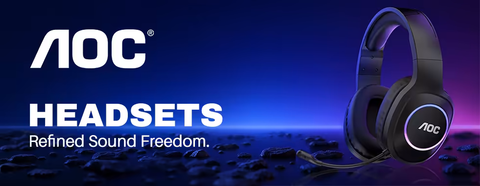 AOC Headsets Refined Sound Freedom 🎧✨🎮