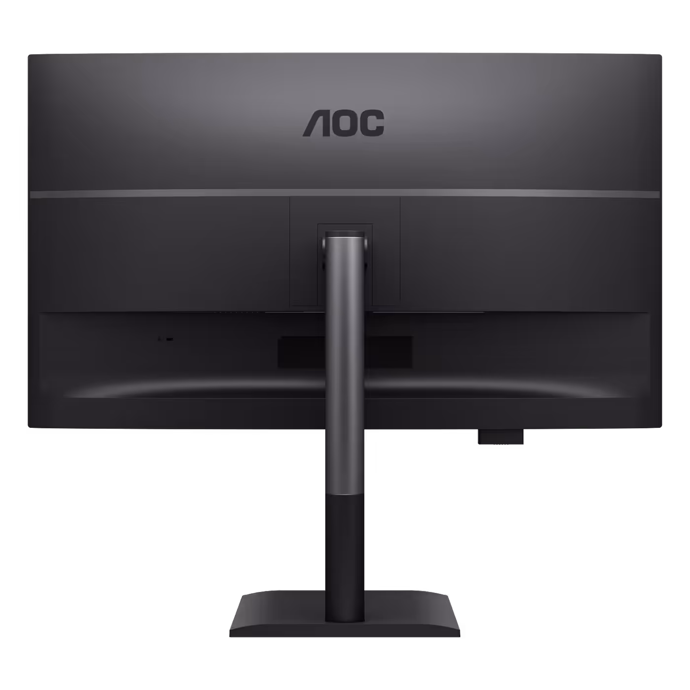 Rear view of the AOC Q32P4C showing the stand and the back of the cabinet