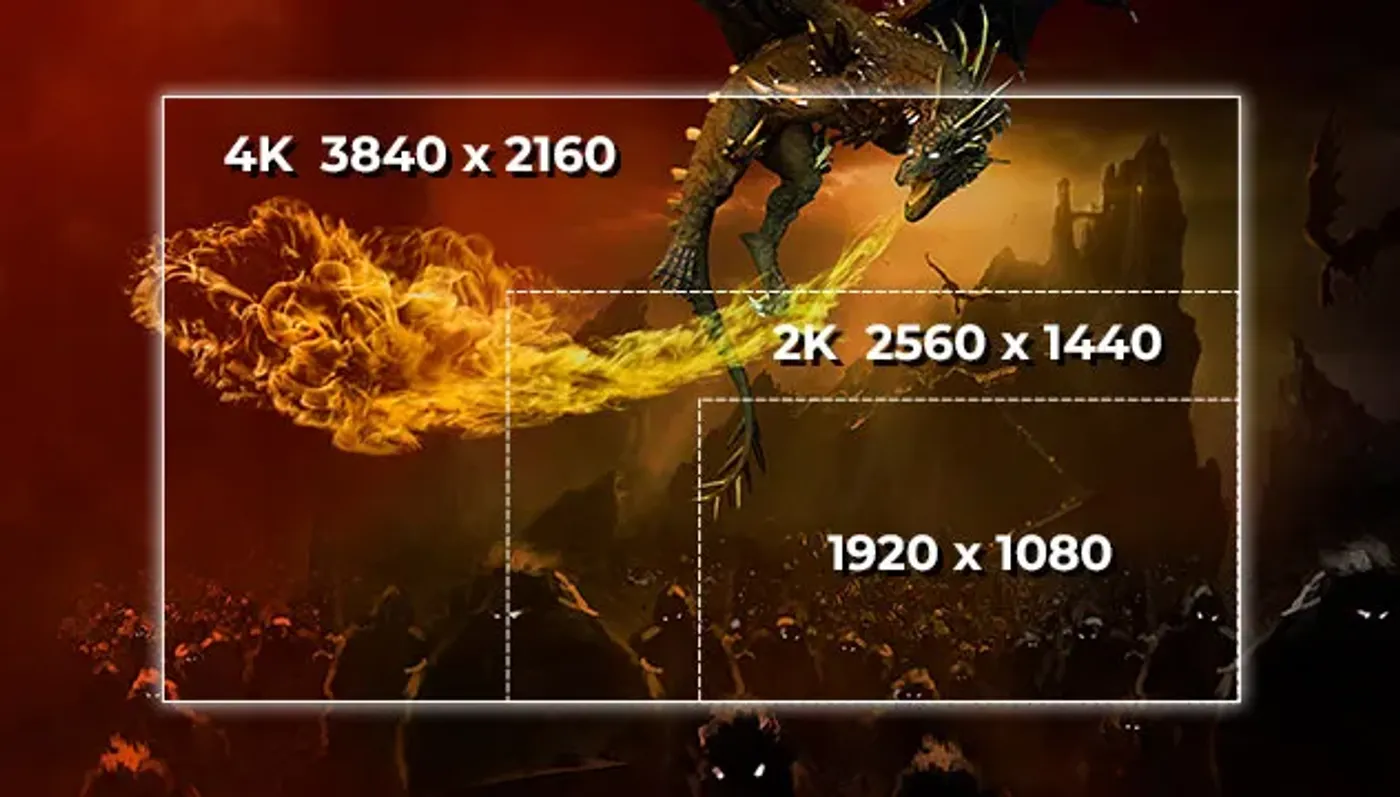 AOC U27G42 4K UHD gaming monitor shown from the front displaying detailed content
