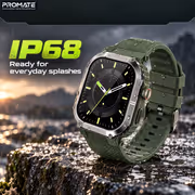 Promate xWatch SL 2.01" Smartwatch — Bluetooth Calling, IP68 - image 4