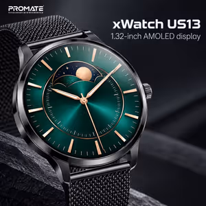 Promate xWatch US13 1.32" AMOLED Smartwatch with Bluetooth Calling - image 2