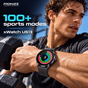 Promate xWatch US13 1.32" AMOLED Smartwatch with Bluetooth Calling - image 3