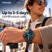 Promate xWatch US13 1.32" AMOLED Smartwatch with Bluetooth Calling - image 6