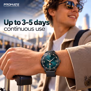 Promate xWatch US13 1.32" AMOLED Smartwatch with Bluetooth Calling - image 6