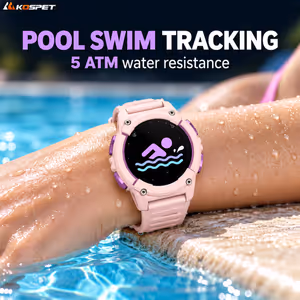 KOSPET Tank S2 Smartwatch Pink - Women, Android & iPhone - image 5