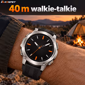 KOSPET Tank T4C Walkie-Talkie Watch Silver - Android/iPhone - image 3