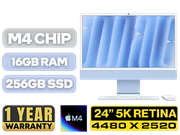 iMac 24" M4 (256GB) - Blue