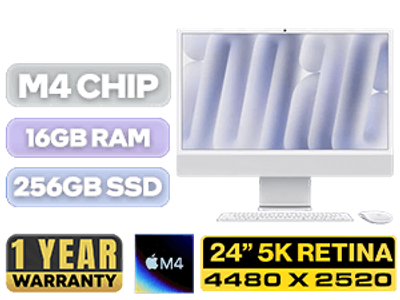 iMac 24" M4 (256GB) - Silver