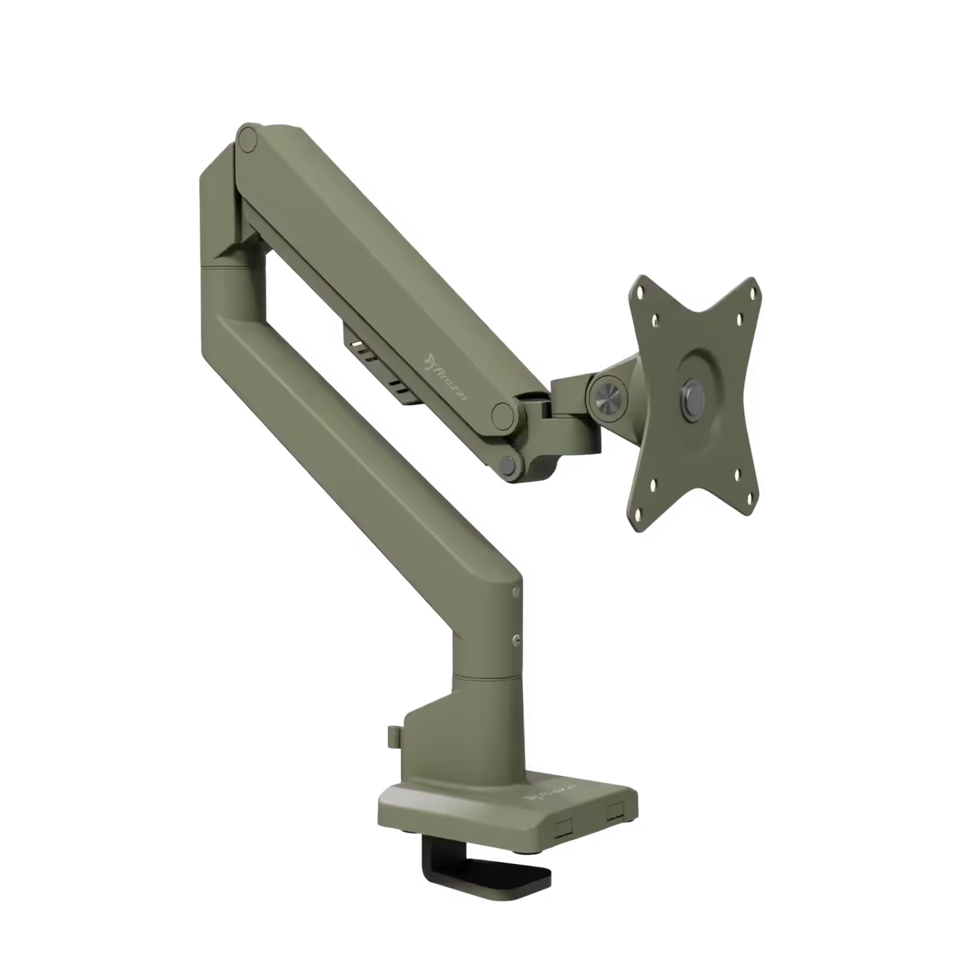 Arozzi Alzare Neo single monitor arm in forest green