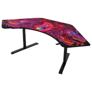 Arozzi Arena Angelo Crawling Chaos Gaming Desk - Full Microfiber Surface - image 2