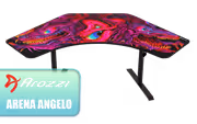Arozzi Arena Angelo Crawling Chaos Gaming Desk - Full Microfiber Surface - image 1