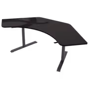 Arozzi Arena Angelo ARENA-ANGELO-GM Gaming Desk — Gunmetal - image 2