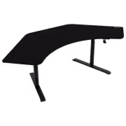 Arozzi Arena Angelo Gaming Desk – Pure Black, Full Microfiber Surface - image 5