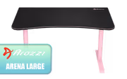 Arozzi Arena Large Gaming Desk - Pink | Free Shipping - image 1