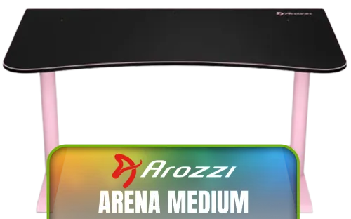 arozzi-arena-medium-gaming-desk-pink arozzi-arena-medium-gaming-desk-pink - Image 1