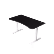 AROZZI Arena Medium Gaming Desk — Full-Surface Microfiber, White - image 4