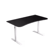 AROZZI Arena Medium Gaming Desk — Full-Surface Microfiber, White - image 5