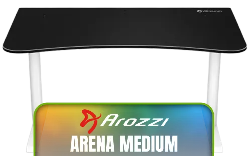 arozzi-arena-medium-gaming-desk-white arozzi-arena-medium-gaming-desk-white - Image 1
