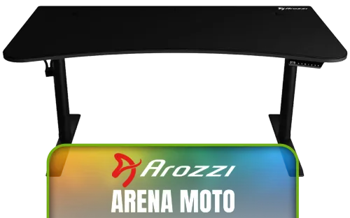 arozzi-arena-moto-motorized-sit-stand-desk - Image 1