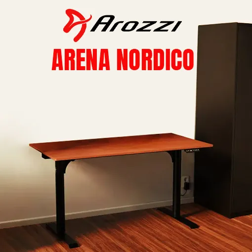 Arozzi Arena Nordico Walnut Standing Desk