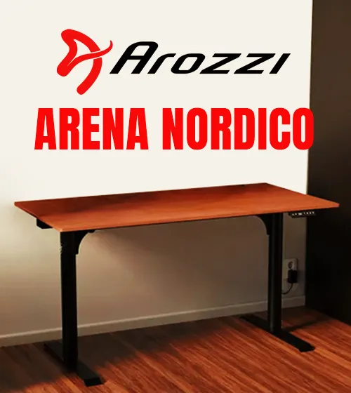 Arozzi Arena Nordico Walnut Desk