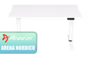 Arozzi Arena Nordico Electric Standing Desk – White Top, LED Height - image 1
