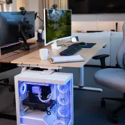AROZZI Arena Nordico Electric Standing Desk – Birch, 71–115 cm - image 6