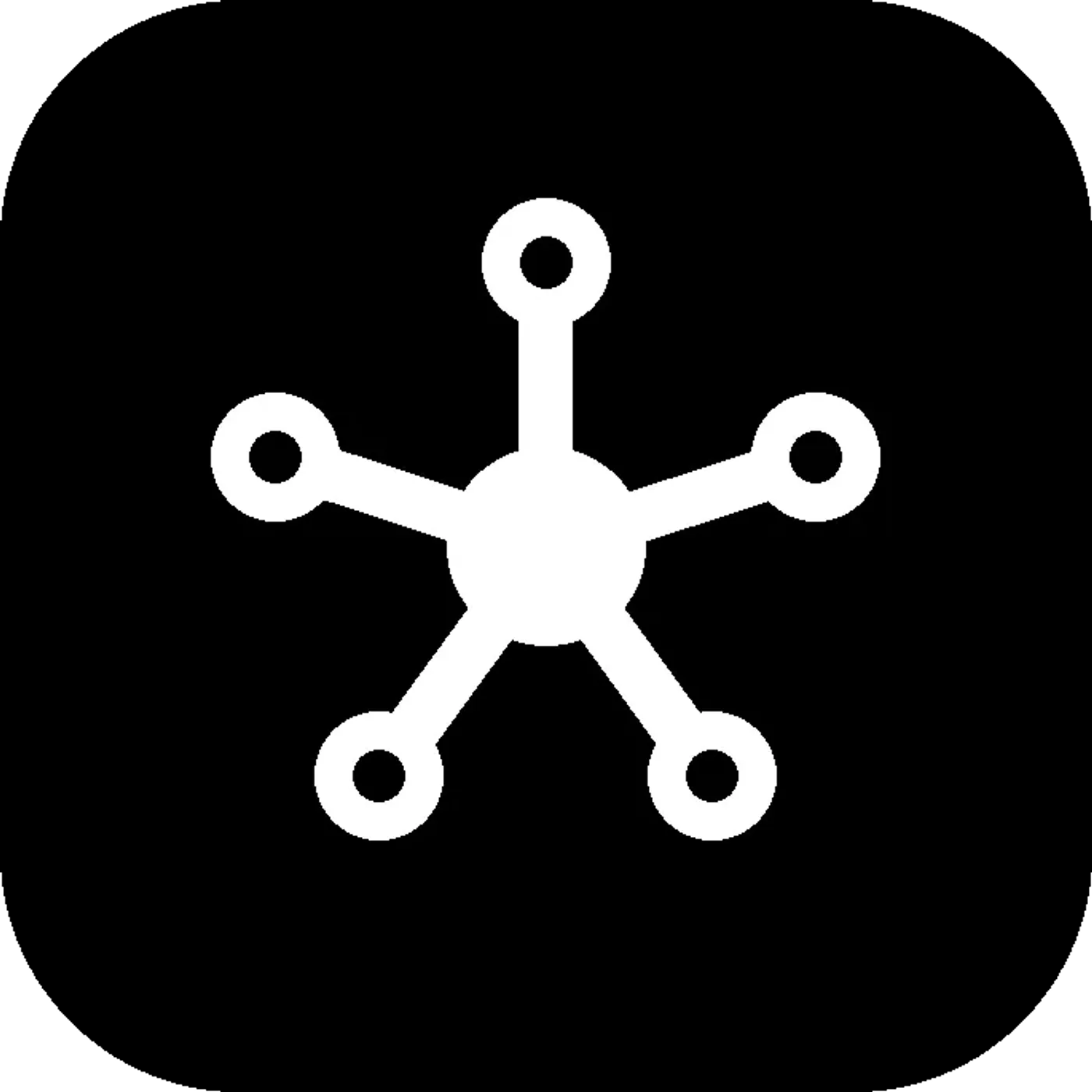 Icon of a five-star chair base with castors