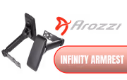 Arozzi AZ-INFINITY-BK Infinity Armrest — Adjustable 360° - image 1
