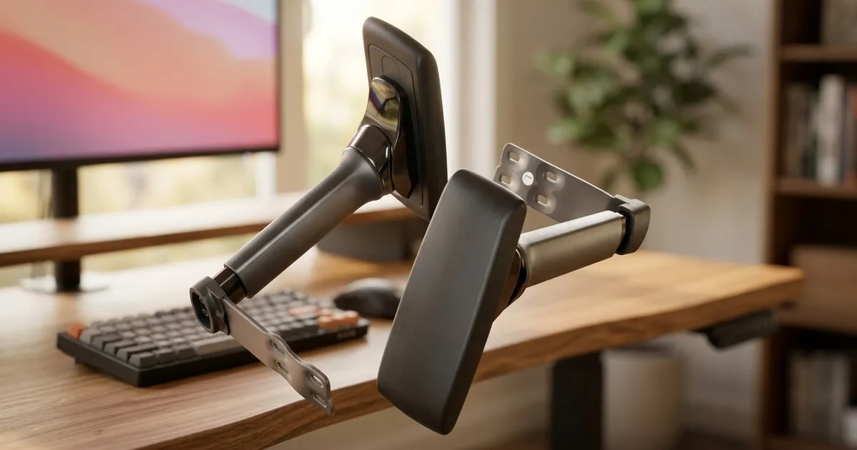 Arozzi AZ-INFINITY-BK Infinity Armrest — Adjustable 360° | Evetech