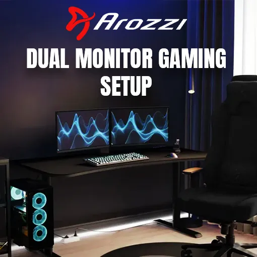 Arozzi Nova 24" Dual Monitor Setup 200Hz