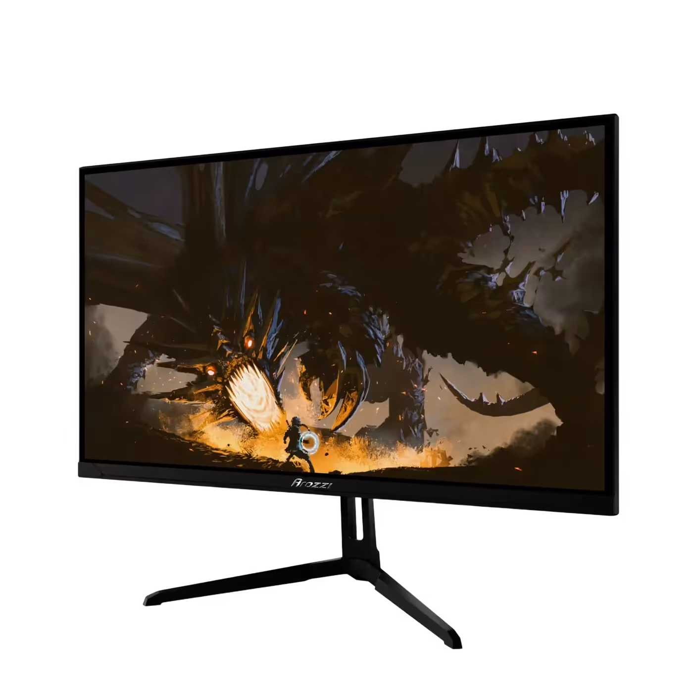 Arozzi Nova 24-inch gaming monitor in black, front view