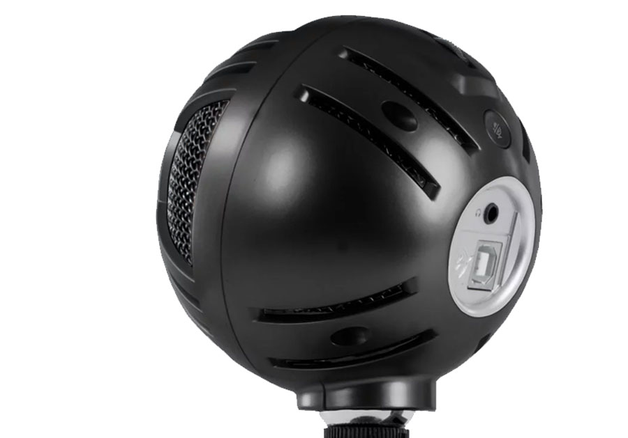 Arozzi Sfera Microphone highlighting mute function