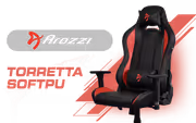 Arozzi Torretta SoftPU Gaming Chair - 165° Recline, 120kg - image 1