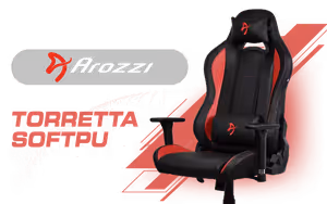 arozzi-torretta-softpu-gaming-chair-black-and-red - Image 1