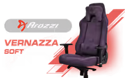 Arozzi Vernazza Soft Fabric Gaming & Office Chair Purple - image 1