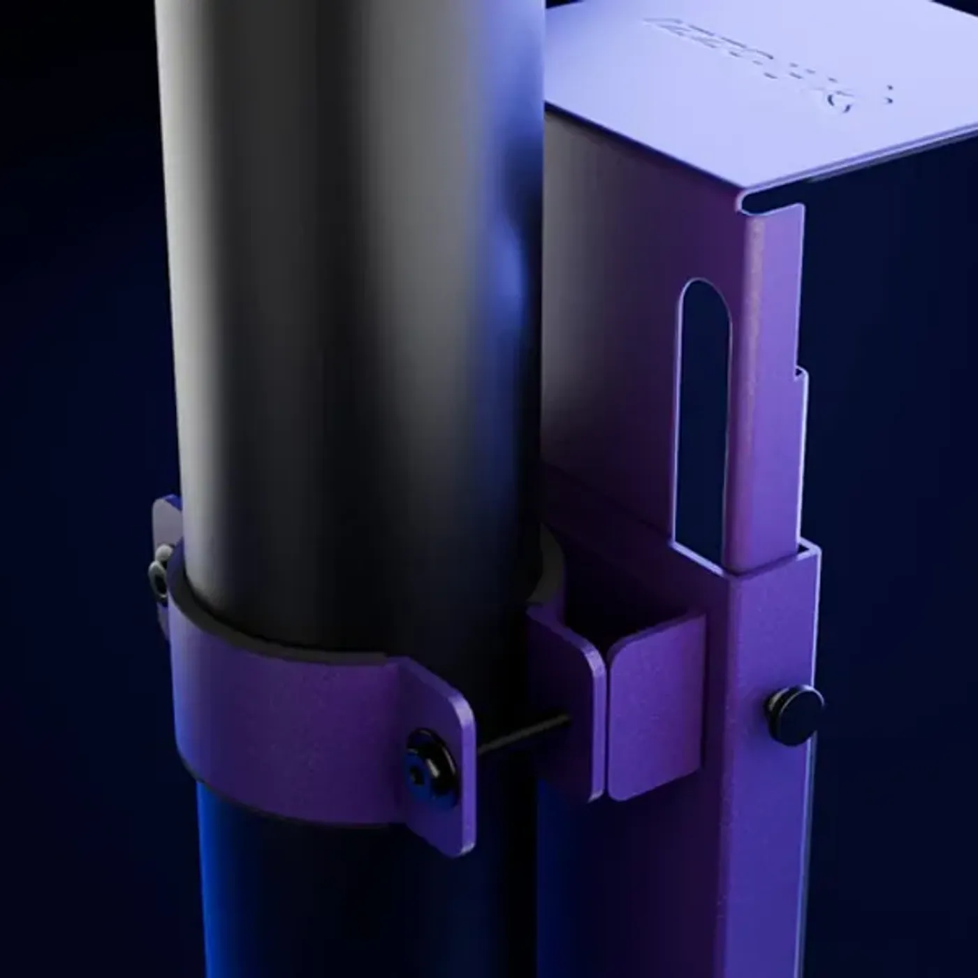 PC mount with 360 degree flexible mounting