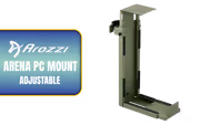 Arozzi Arena PC Mount - Forest Green | Adjustable Holder - image 1