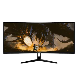 Arozzi Nova 34 Curved 165Hz UWQHD Gaming Setup - image 31