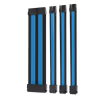 AsiaHorse 4-Piece Sleeved PSU Extension Cable Kit, Black & Blue - image 2