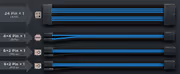 AsiaHorse 4-Piece Sleeved PSU Extension Cable Kit, Black & Blue - image 9