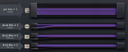 AsiaHorse 4-Piece Sleeved PSU Extension Cable Kit, Black & Purple - image 9