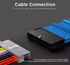 AsiaHorse Blue Braided PSU Extension Cable Kit 30cm - image 8