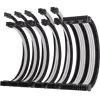 AsiaHorse 6-Piece Sleeved PSU Extension Cable Kit, Black & White - image 2